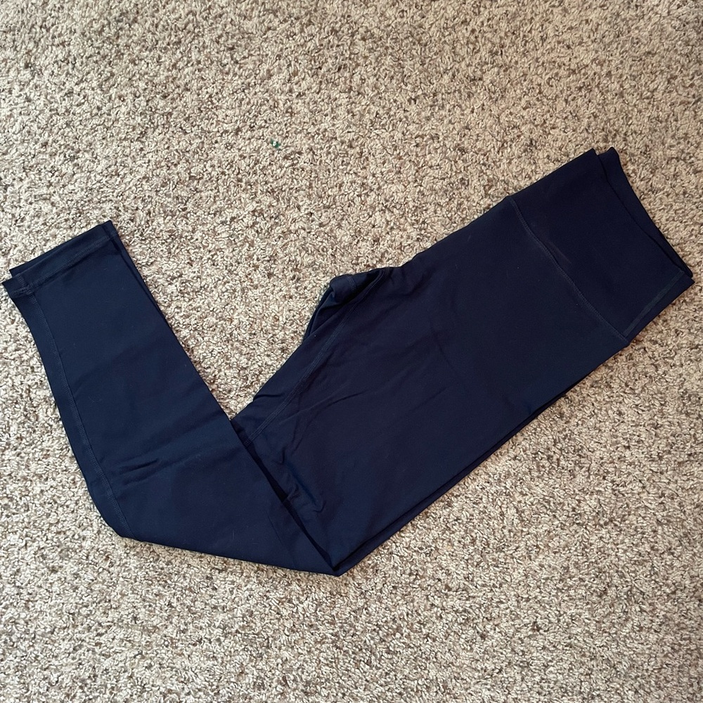 Til You Collapse Navy Blue Leggings